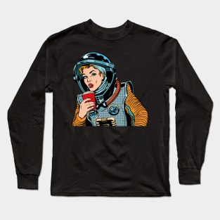 Astronaut girl Long Sleeve T-Shirt